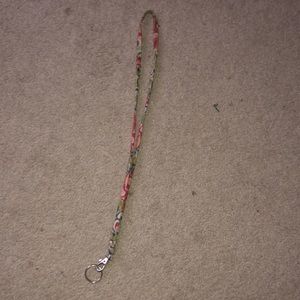 vera bradley lanyard with key ring!